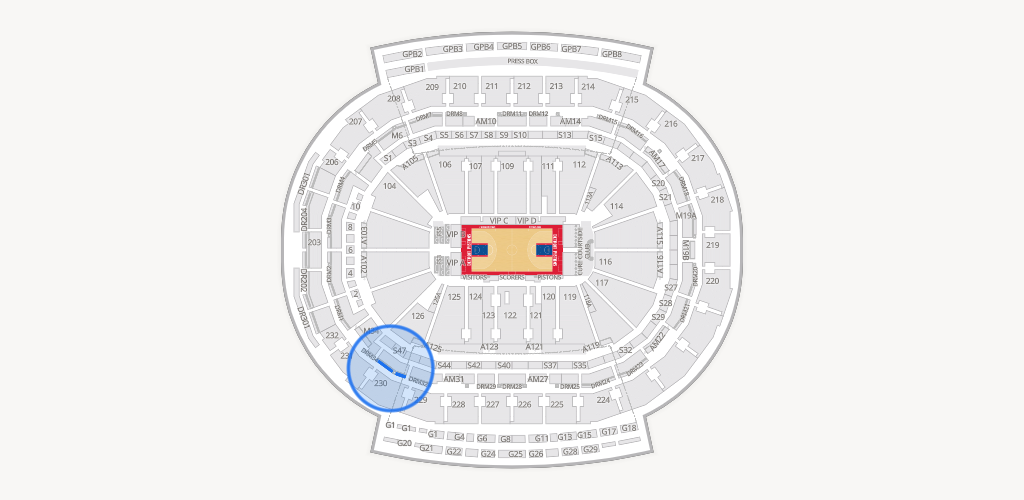 Little Caesars Arena Seating Chart