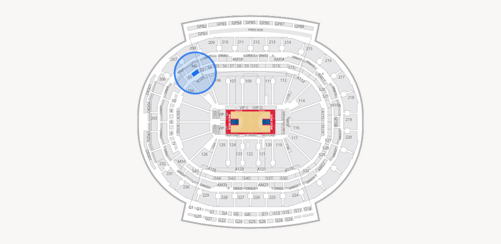 Little Caesars Arena Seating Chart