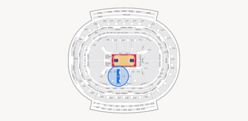Little Caesars Arena Seating Chart