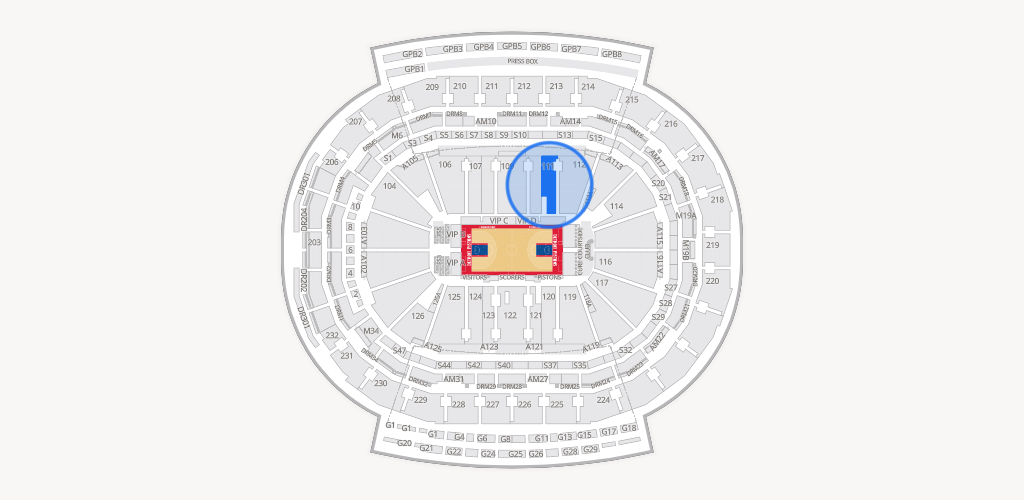 Little Caesars Arena Seating Chart