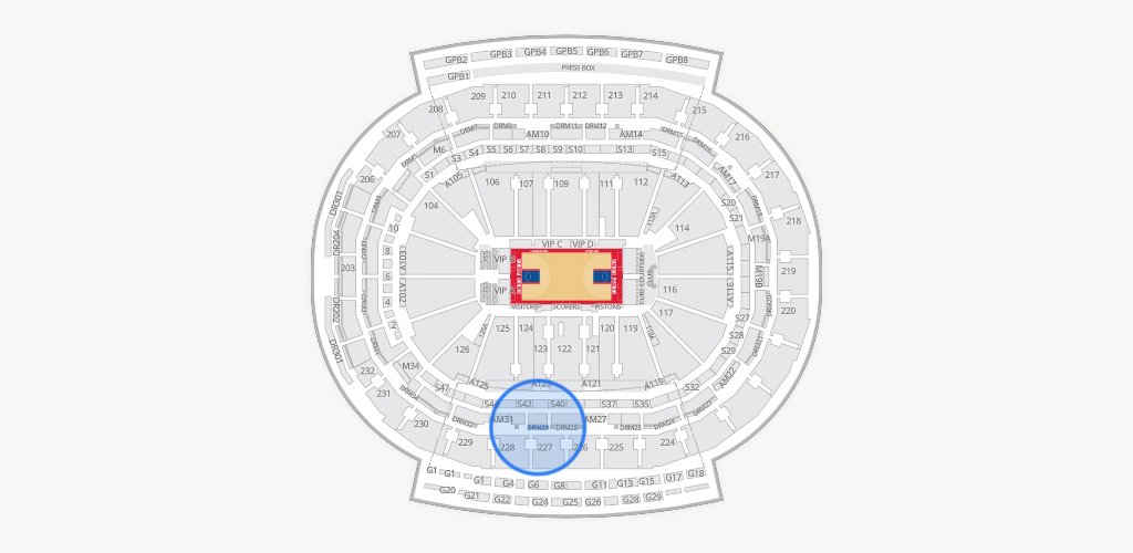 Little Caesars Arena Seating Chart