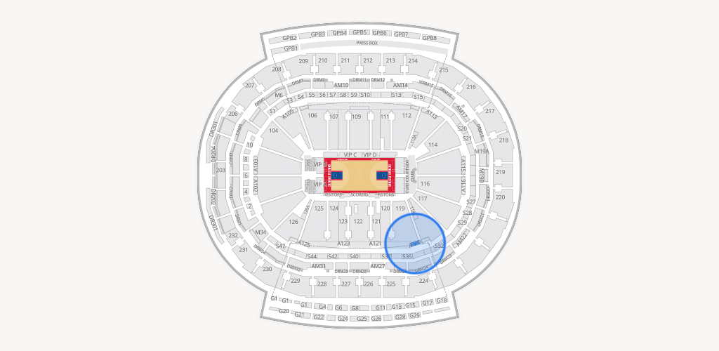 Little Caesars Arena Seating Chart