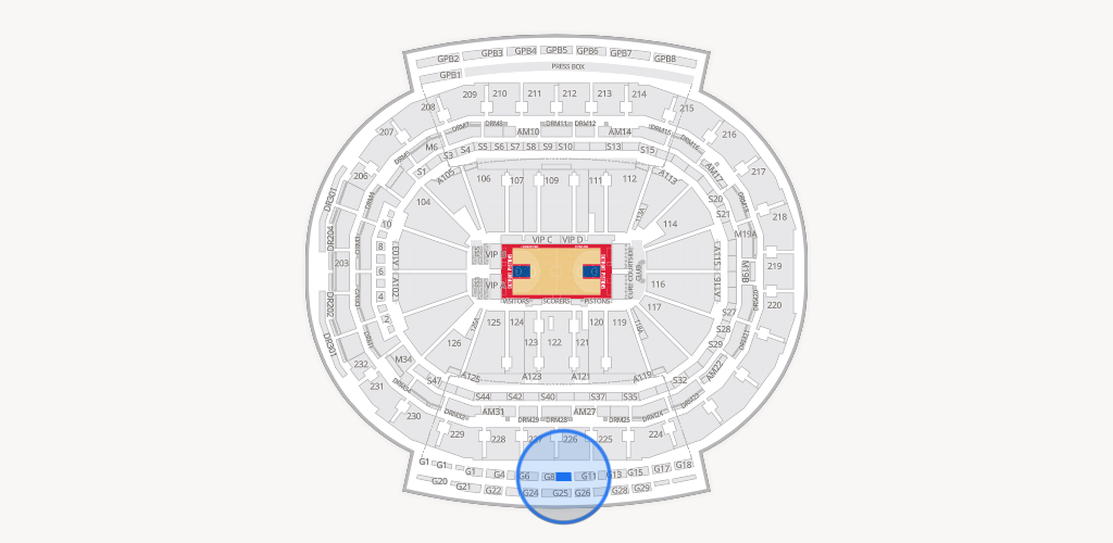 Little Caesars Arena Seating Chart