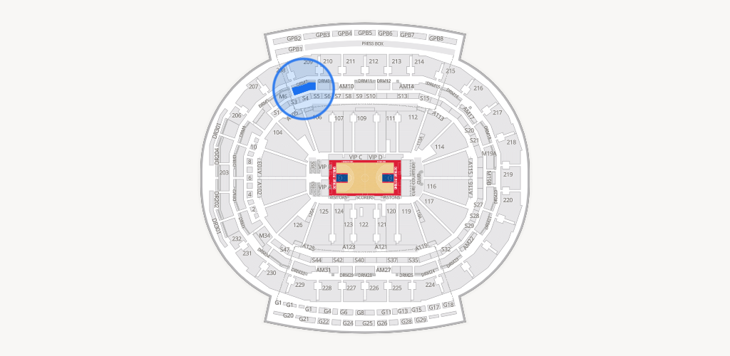 Little Caesars Arena Seating Chart