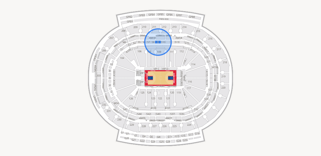 Little Caesars Arena Seating Chart