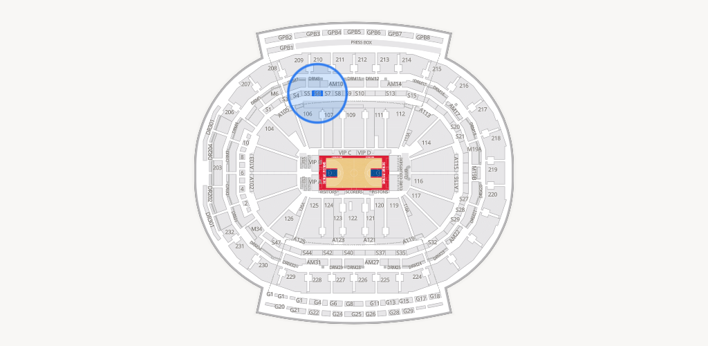 Little Caesars Arena Seating Chart