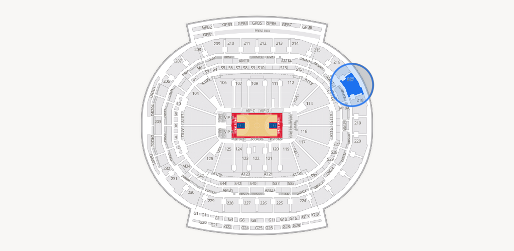Little Caesars Arena Seating Chart