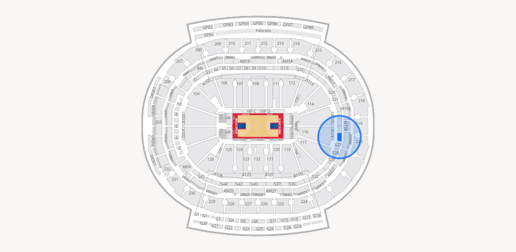 Little Caesars Arena Seating Chart