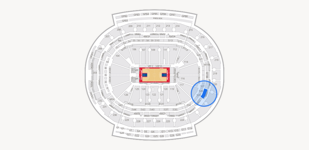 Little Caesars Arena Seating Chart