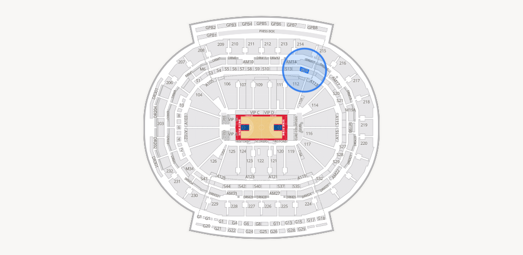 Little Caesars Arena Seating Chart