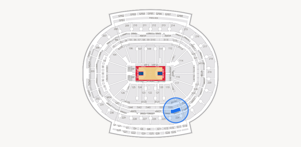 Little Caesars Arena Seating Chart