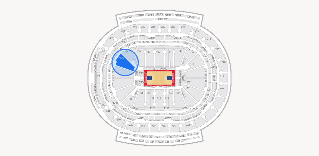 Little Caesars Arena Seating Chart