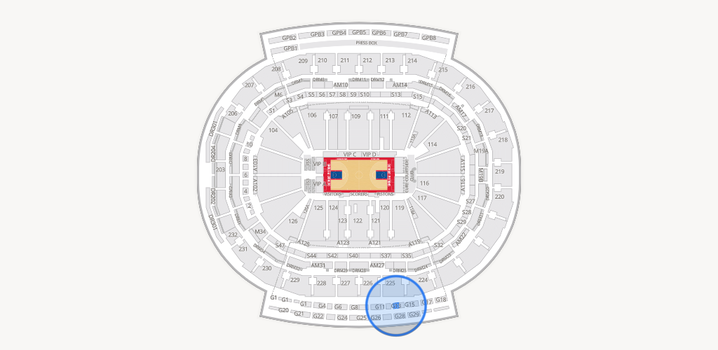 Little Caesars Arena Seating Chart