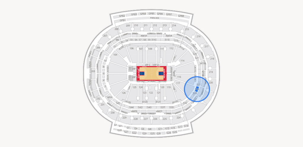 Little Caesars Arena Seating Chart