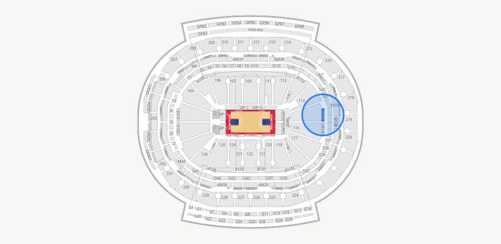 Little Caesars Arena Seating Chart