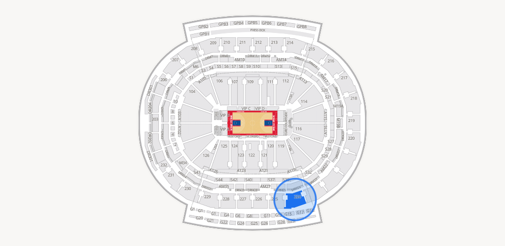 Little Caesars Arena Seating Chart