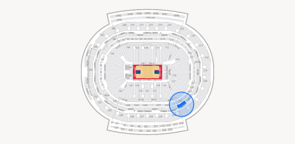 Little Caesars Arena Seating Chart