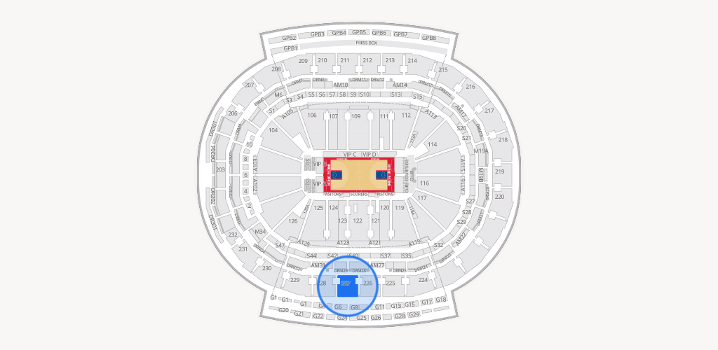 Little Caesars Arena Seating Chart