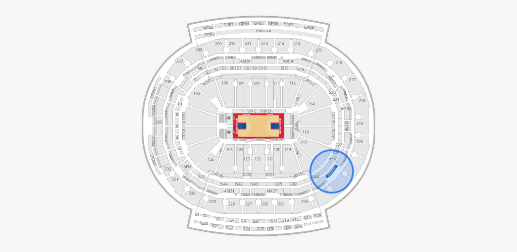 Little Caesars Arena Seating Chart