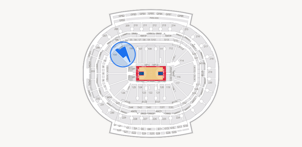Little Caesars Arena Seating Chart