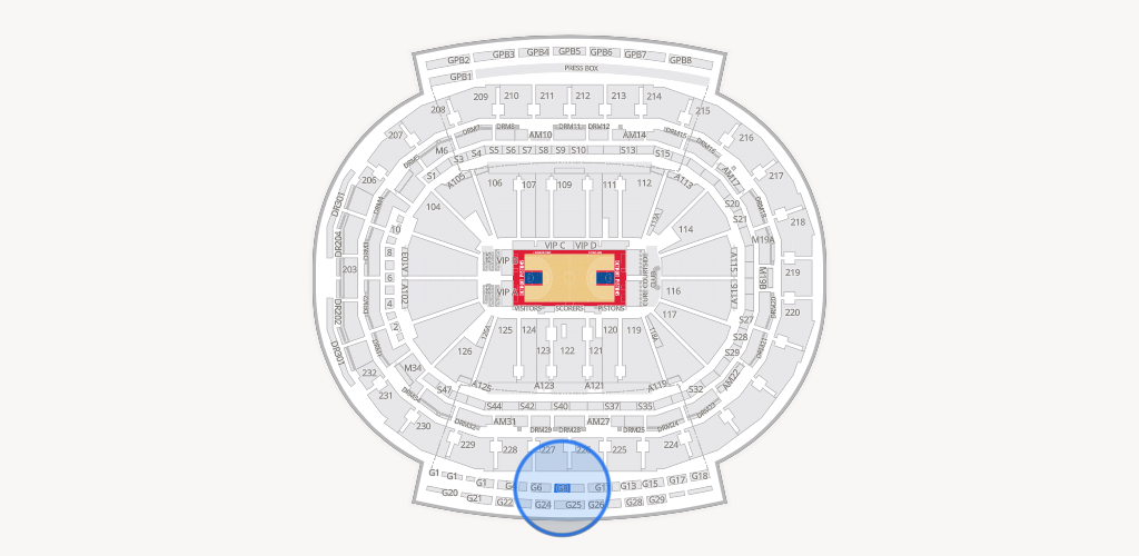 Little Caesars Arena Seating Chart