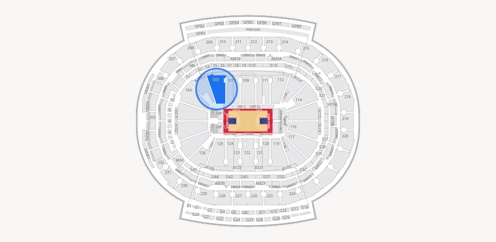 Little Caesars Arena Seating Chart