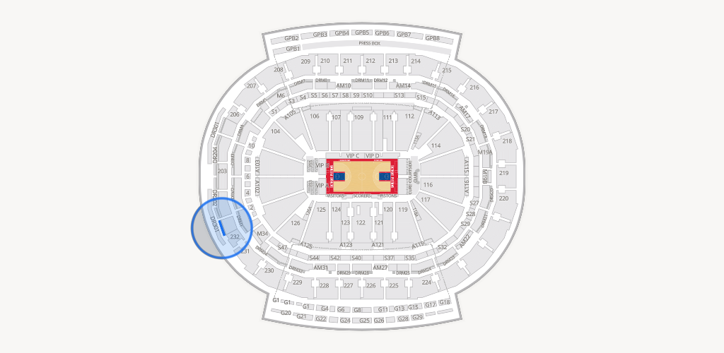 Little Caesars Arena Seating Chart
