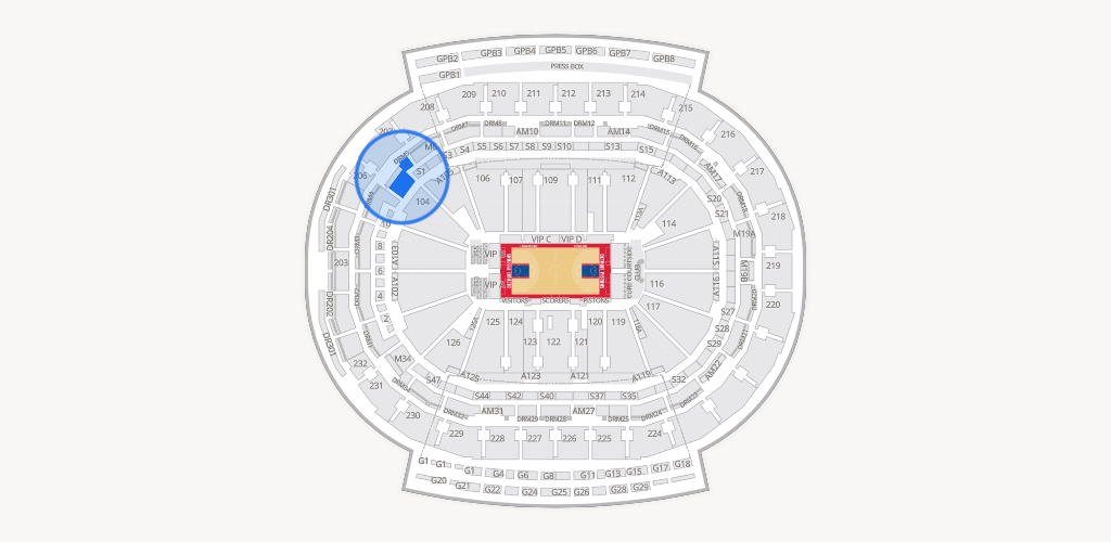 Little Caesars Arena Seating Chart