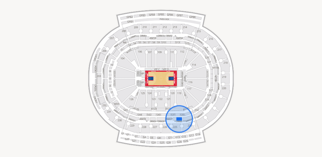 Little Caesars Arena Seating Chart