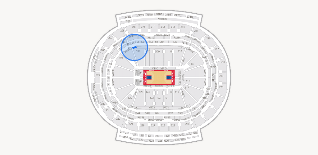 Little Caesars Arena Seating Chart