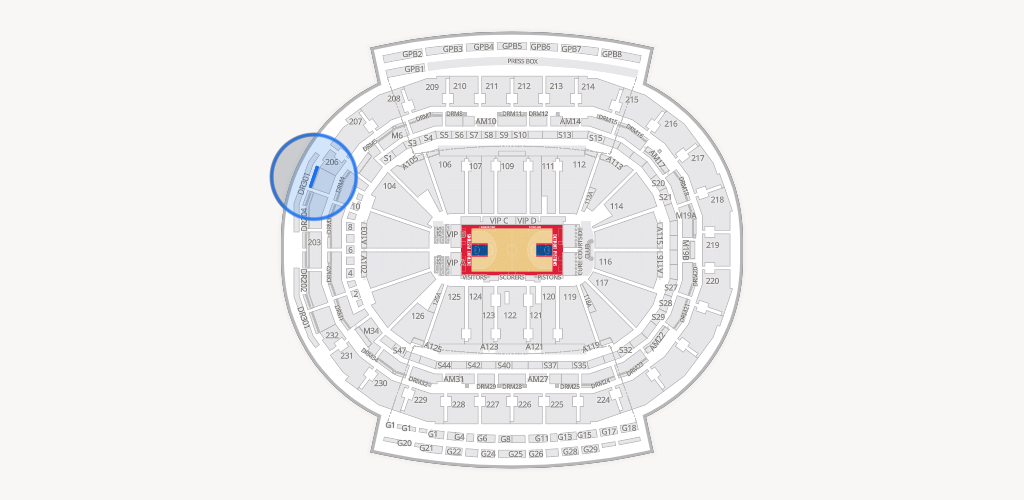 Little Caesars Arena Seating Chart