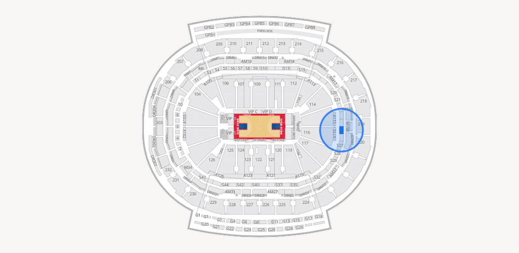 Little Caesars Arena Seating Chart