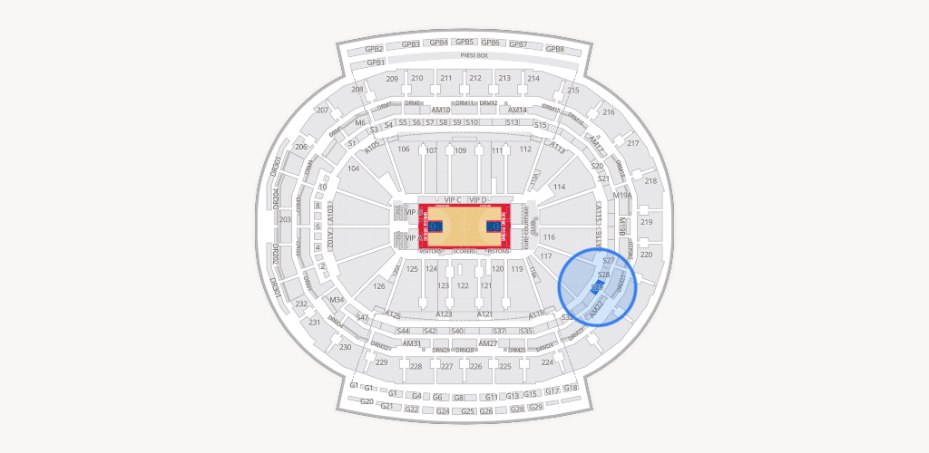 Little Caesars Arena Seating Chart