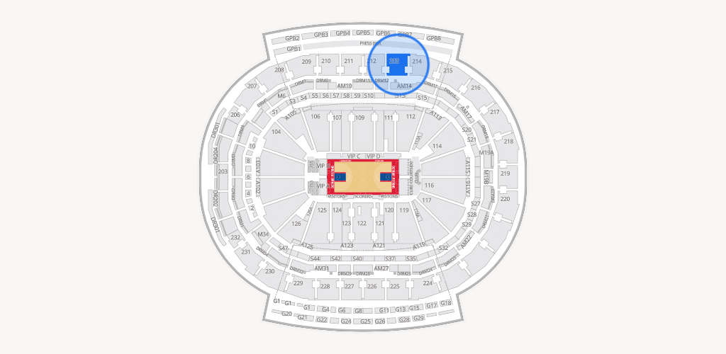 Little Caesars Arena Seating Chart
