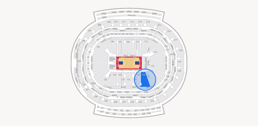 Little Caesars Arena Seating Chart