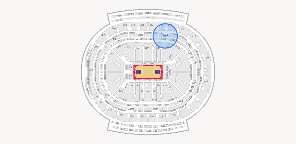 Little Caesars Arena Seating Chart