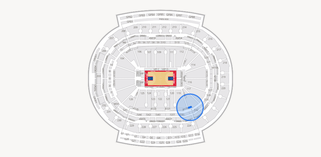 Little Caesars Arena Seating Chart