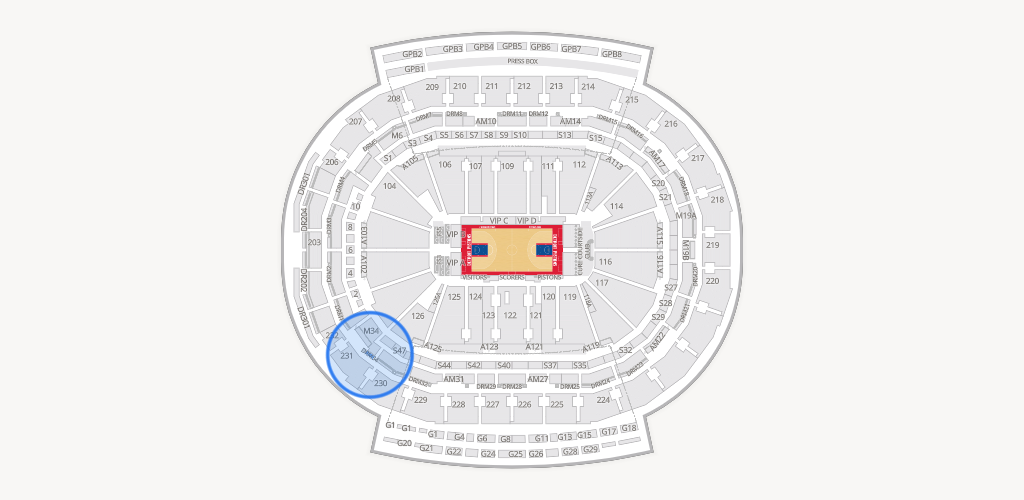 Little Caesars Arena Seating Chart