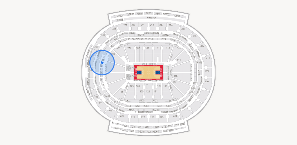 Little Caesars Arena Seating Chart