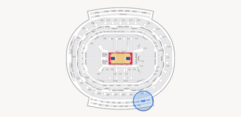Little Caesars Arena Seating Chart
