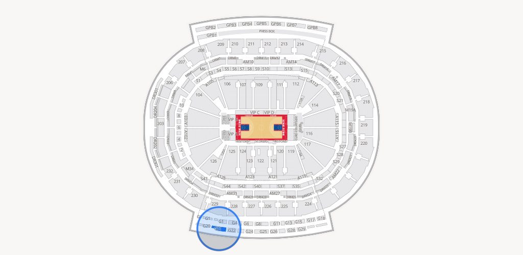 Little Caesars Arena Seating Chart