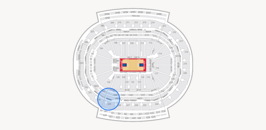 Little Caesars Arena Seating Chart