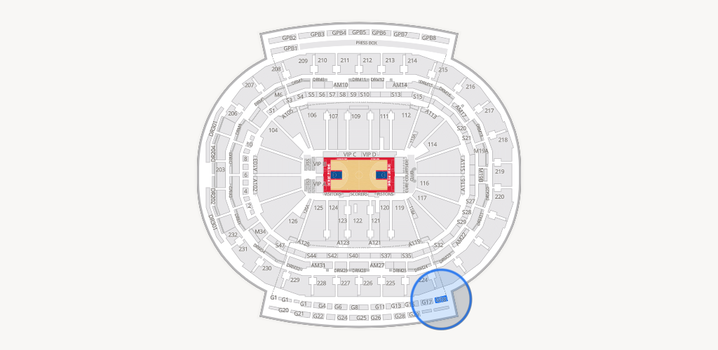 Little Caesars Arena Seating Chart