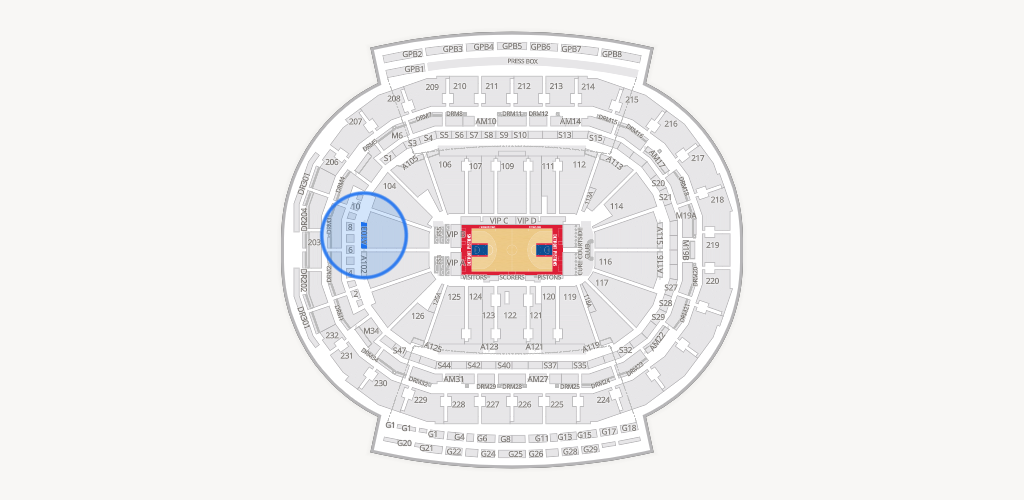 Little Caesars Arena Seating Chart