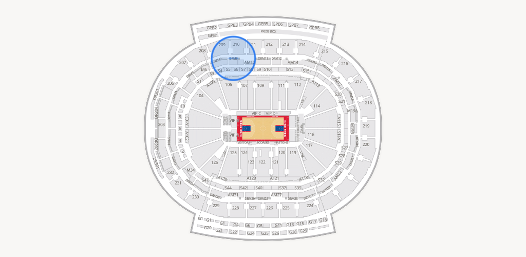 Little Caesars Arena Seating Chart