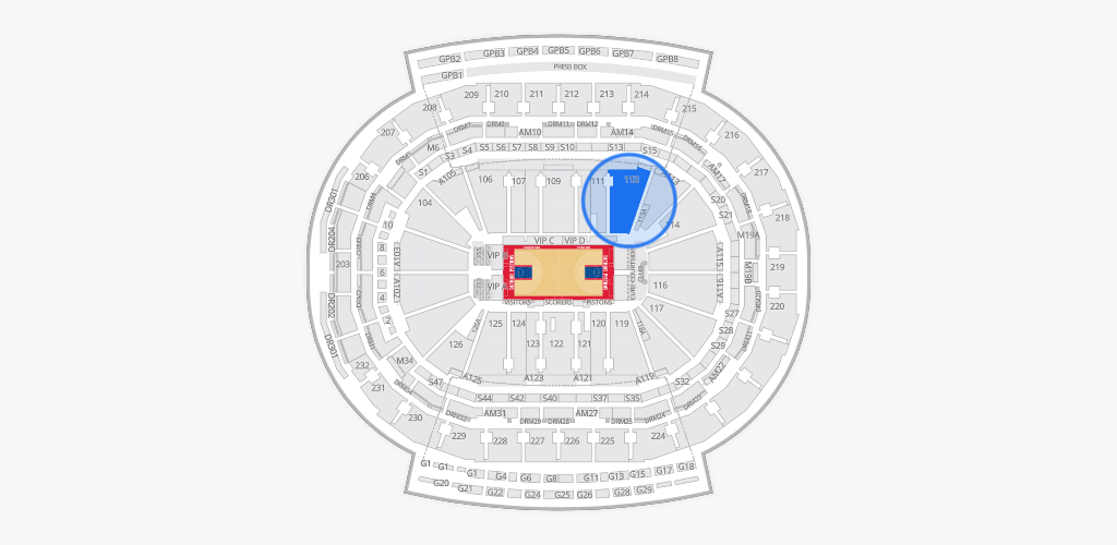 Little Caesars Arena Seating Chart
