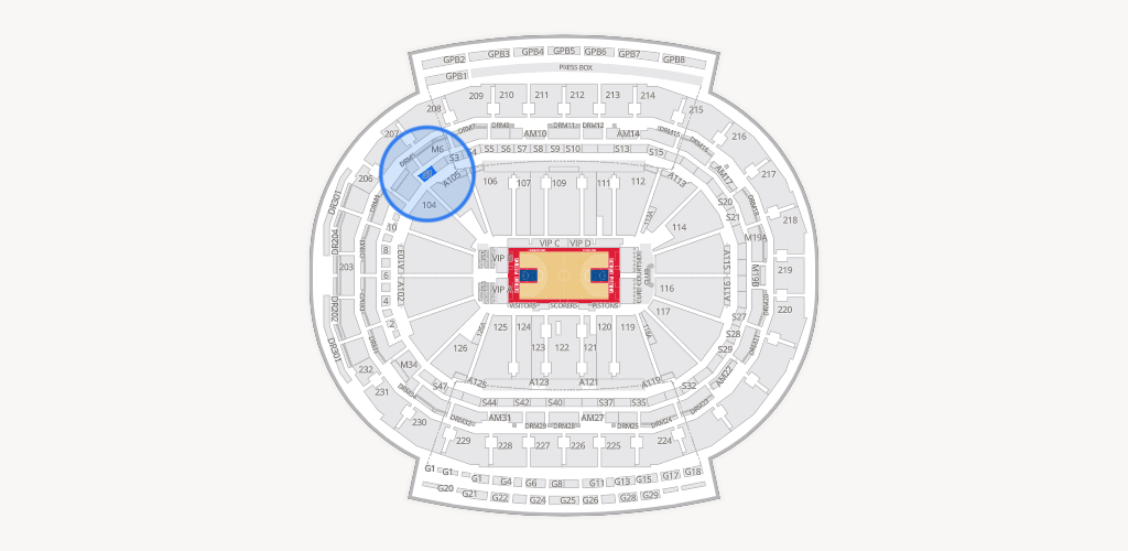 Little Caesars Arena Seating Chart