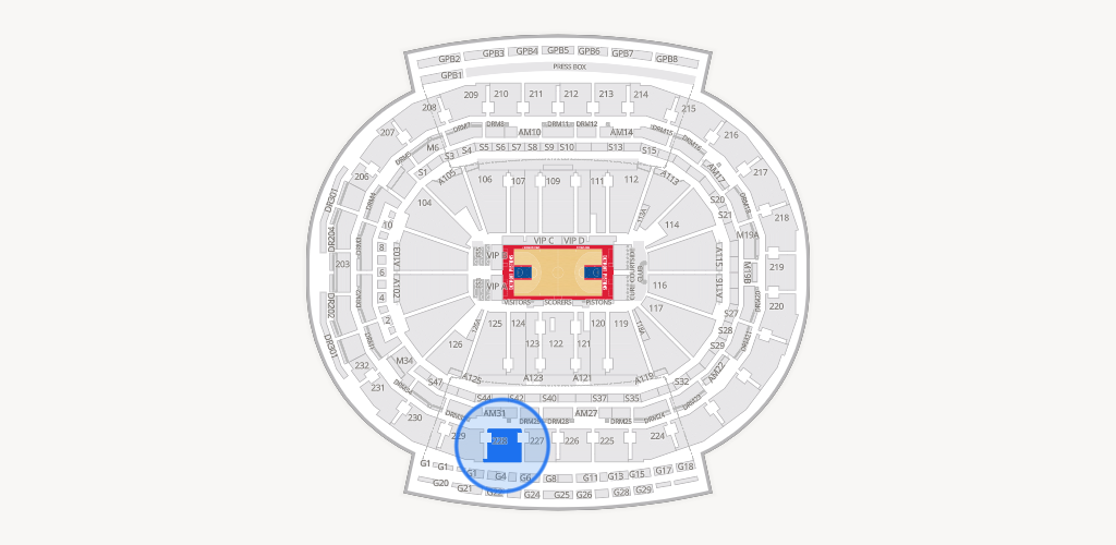Little Caesars Arena Seating Chart