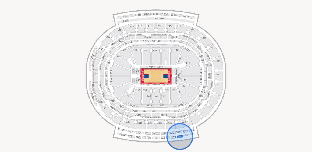 Little Caesars Arena Seating Chart