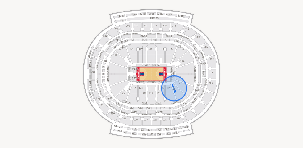 Little Caesars Arena Seating Chart